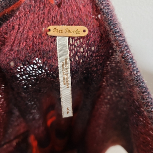 FREE PEOPLE ombre striped tunic sweater dress - Picture 7 of 8